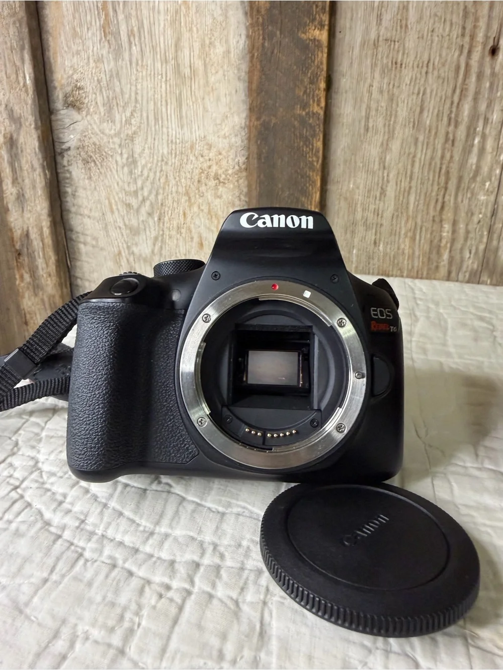 Canon Rebel T6 EOS 1300D DSLR Camera W/ Lenses and Accessories Bundle EUC